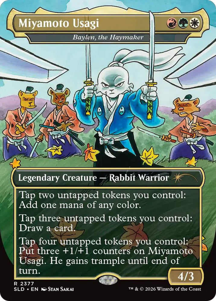 Miyamoto Usagi - Baylen, the Haymaker [Secret Lair Drop Series] Magic: The Gathering