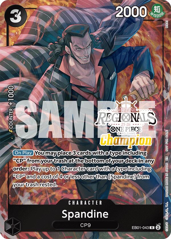 Spandine (Offline Regional Champion Card Set 2025 Vol.1) [One Piece Promotion Cards] Bandai