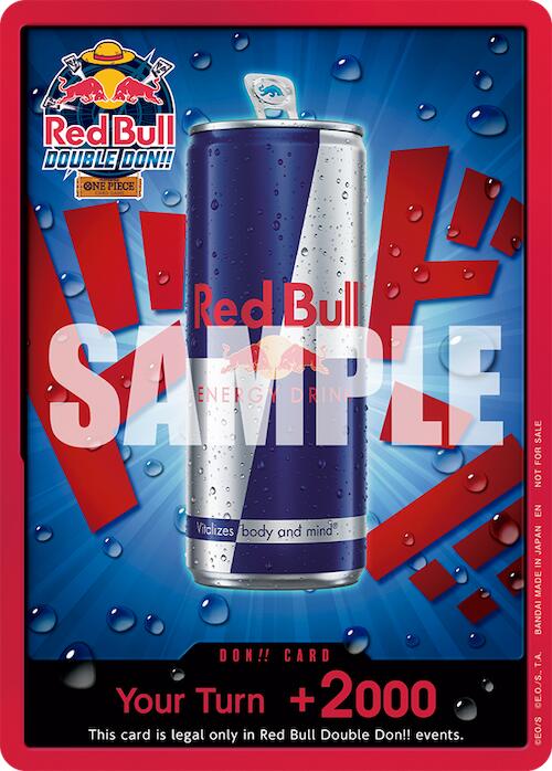 DON!! Card (Red Bull Double Don!!) [One Piece Promotion Cards] Bandai