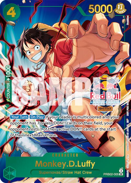 Monkey.D.Luffy (Red Bull Double Don!!) (Winner) [One Piece Promotion Cards] Bandai