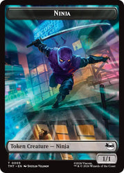 Ninja // Food Double-Sided Token [Teenage Mutant Ninja Turtles Tokens] Magic: The Gathering