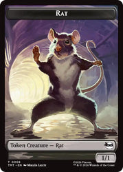 Rat // Food Double-Sided Token [Teenage Mutant Ninja Turtles Tokens] Magic: The Gathering