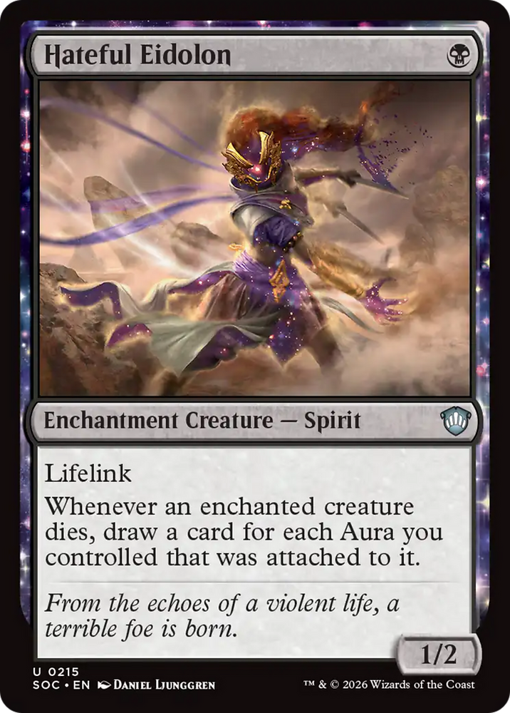 Hateful Eidolon [Secrets of Strixhaven Commander] Magic: The Gathering