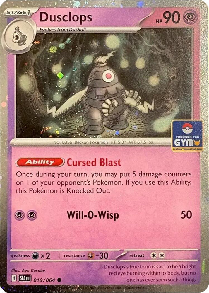 Dusclops (019/064) (Southeast Asia Exclusive) [League & Championship Cards] Pokémon