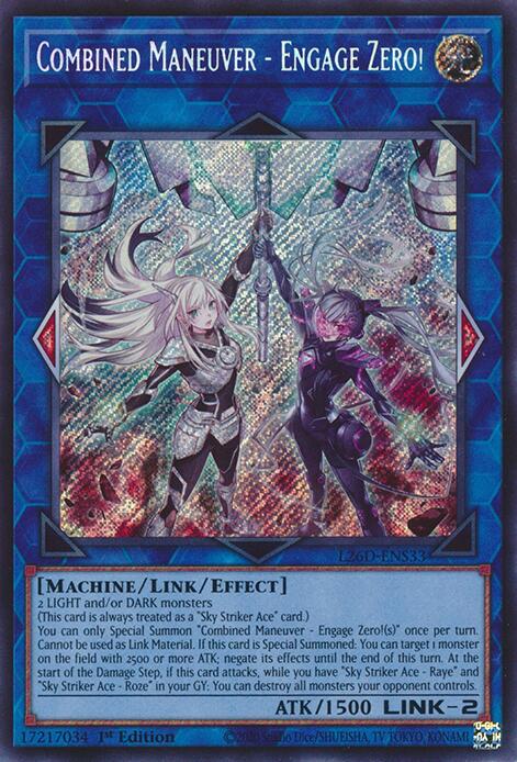 Combined Maneuver - Engage Zero! (Secret Rare) [L26D-ENS33] Secret Rare Yu-Gi-Oh!