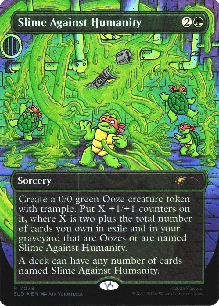 Slime Against Humanity (7078) [Secret Lair Drop Series] Magic: The Gathering