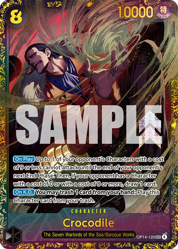 Crocodile (OP14-120) (CS26-27 Regionals Season 1) [One Piece Promotion Cards] Bandai