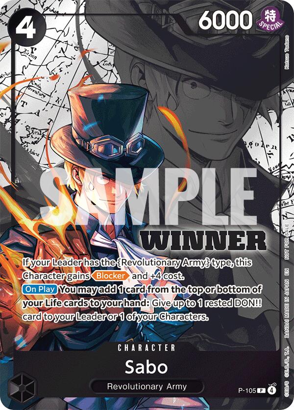 Sabo (Winner Pack 2026 Vol. 2) [One Piece Promotion Cards] Bandai