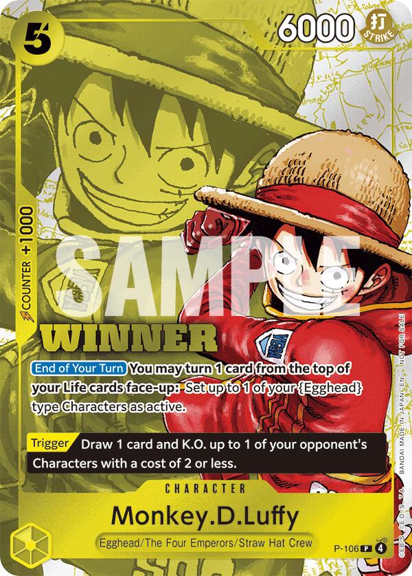 Monkey.D.Luffy (Winner Pack 2026 Vol. 2) [One Piece Promotion Cards] Bandai
