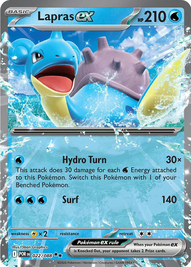 Lapras ex (022/088) [Mega Evolution: Perfect Order] Pokémon