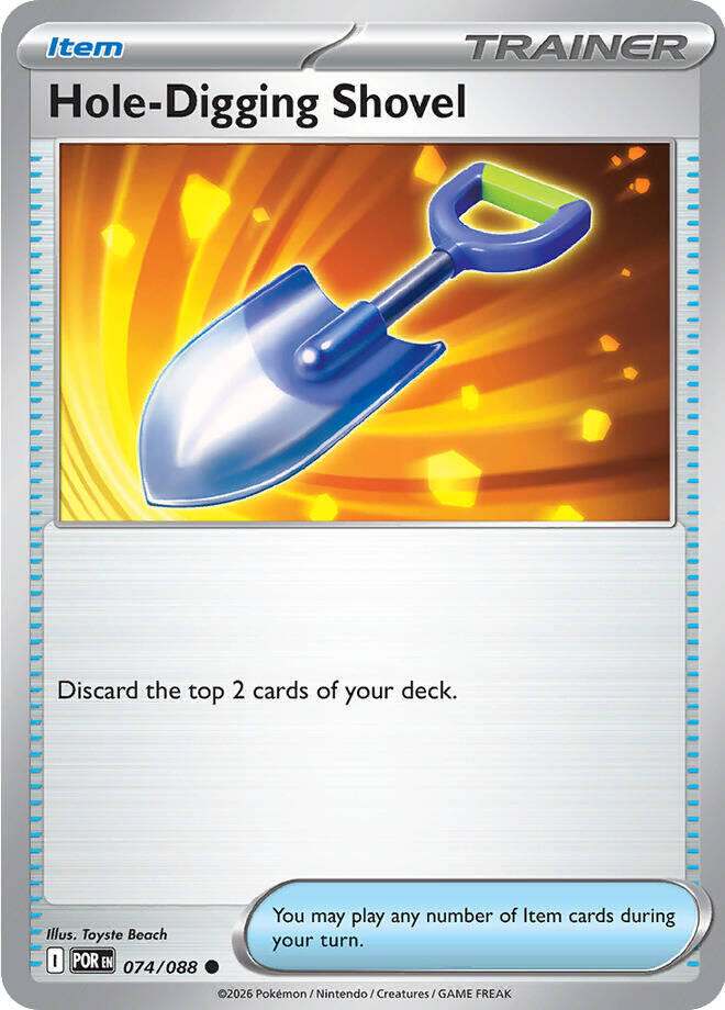 Hole-Digging Shovel (074/088) [Mega Evolution: Perfect Order] Pokémon