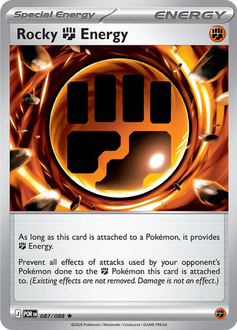 Rocky Fighting Energy (087/088) [Mega Evolution: Perfect Order] Pokémon