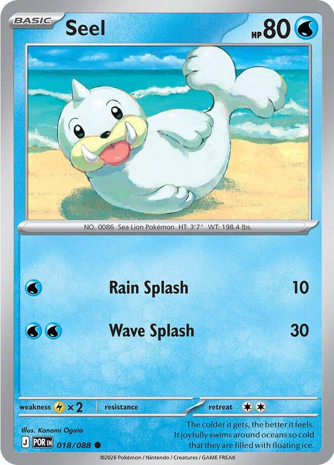 Seel (018/088) [Mega Evolution: Perfect Order] Pokémon