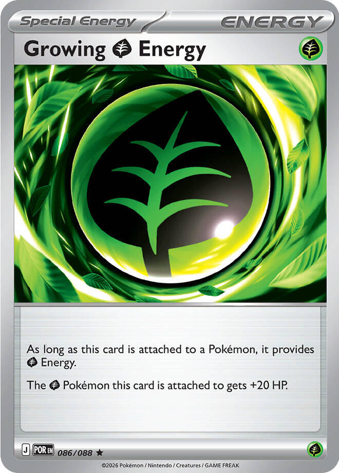 Growing Grass Energy (086/088) (Deck Exclusive) [Mega Evolution: Perfect Order] Pokémon