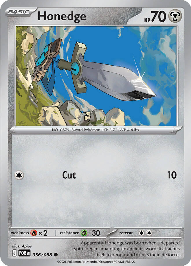 Honedge (056/088) [Mega Evolution: Perfect Order] Pokémon