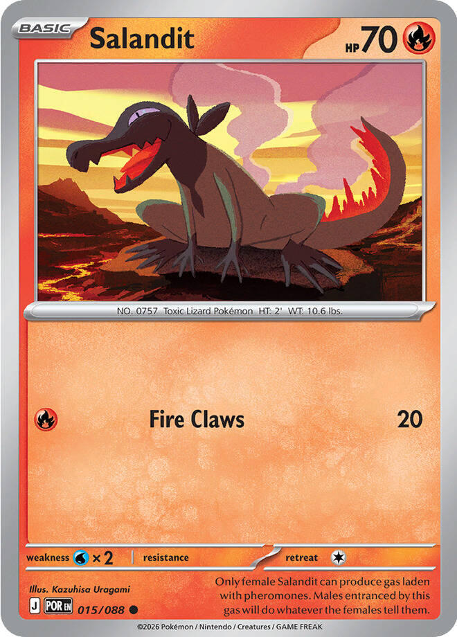 Salandit (015/088) [Mega Evolution: Perfect Order] Pokémon