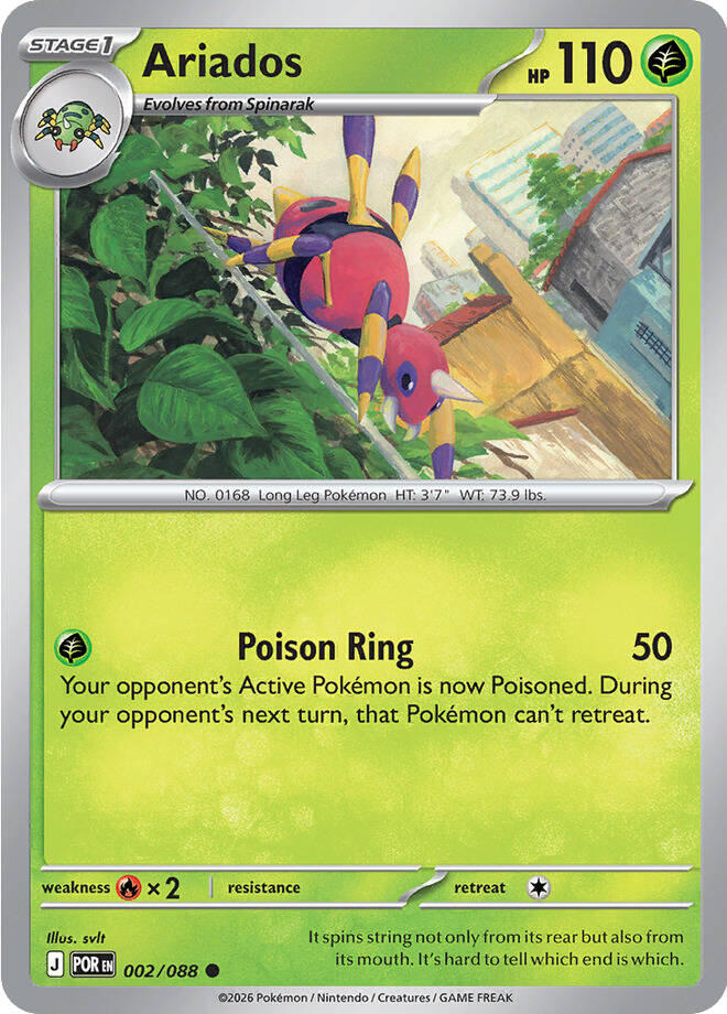 Ariados (002/088) [Mega Evolution: Perfect Order] Pokémon
