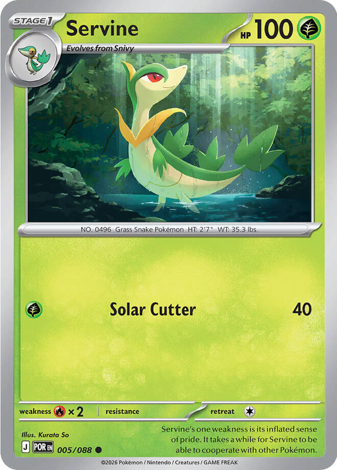 Servine (005/088) [Mega Evolution: Perfect Order] Pokémon