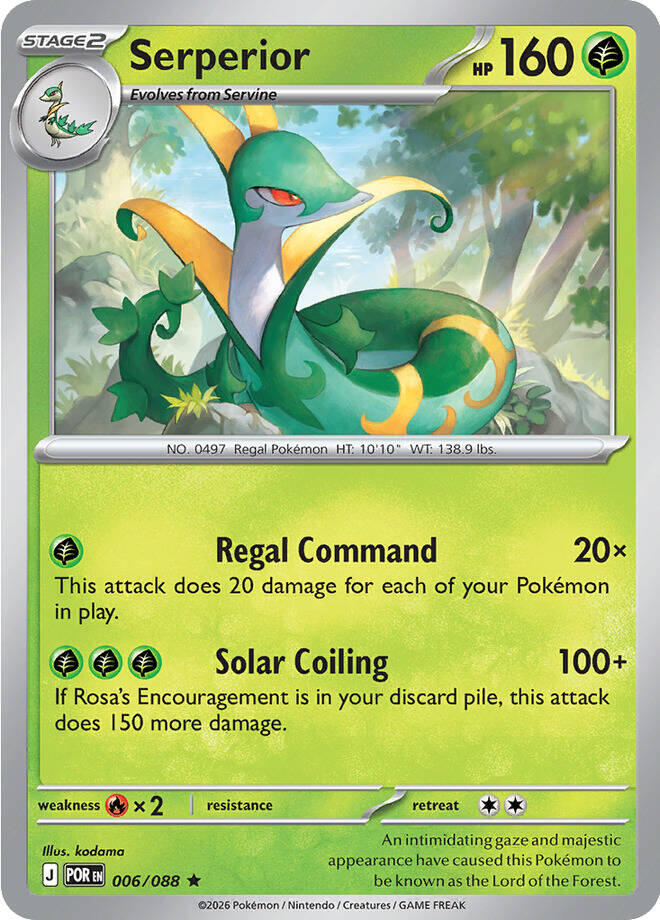 Serperior (006/088) (Deck Exclusive) [Mega Evolution: Perfect Order] Pokémon