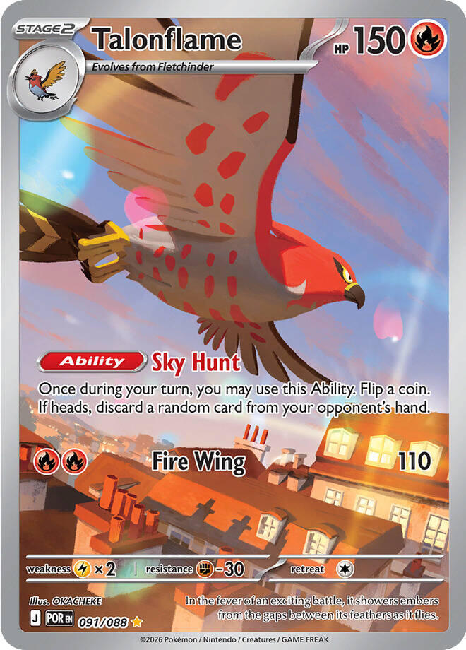Talonflame (091/088) [Mega Evolution: Perfect Order] Pokémon