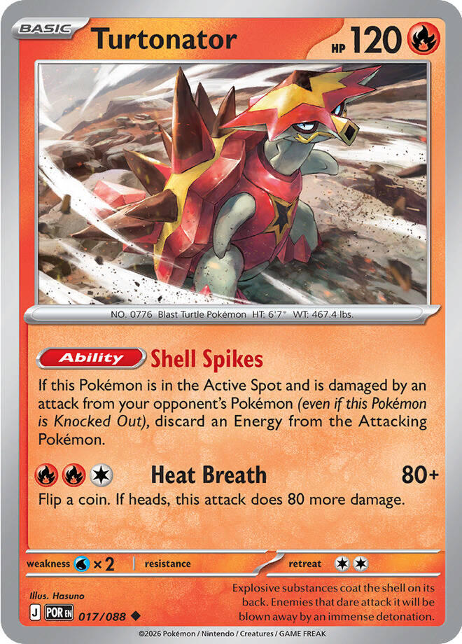 Turtonator (017/088) [Mega Evolution: Perfect Order] Pokémon