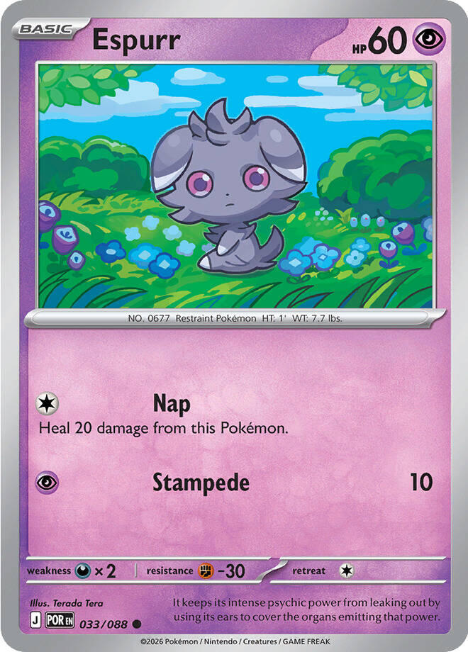 Espurr (033/088) [Mega Evolution: Perfect Order] Pokémon