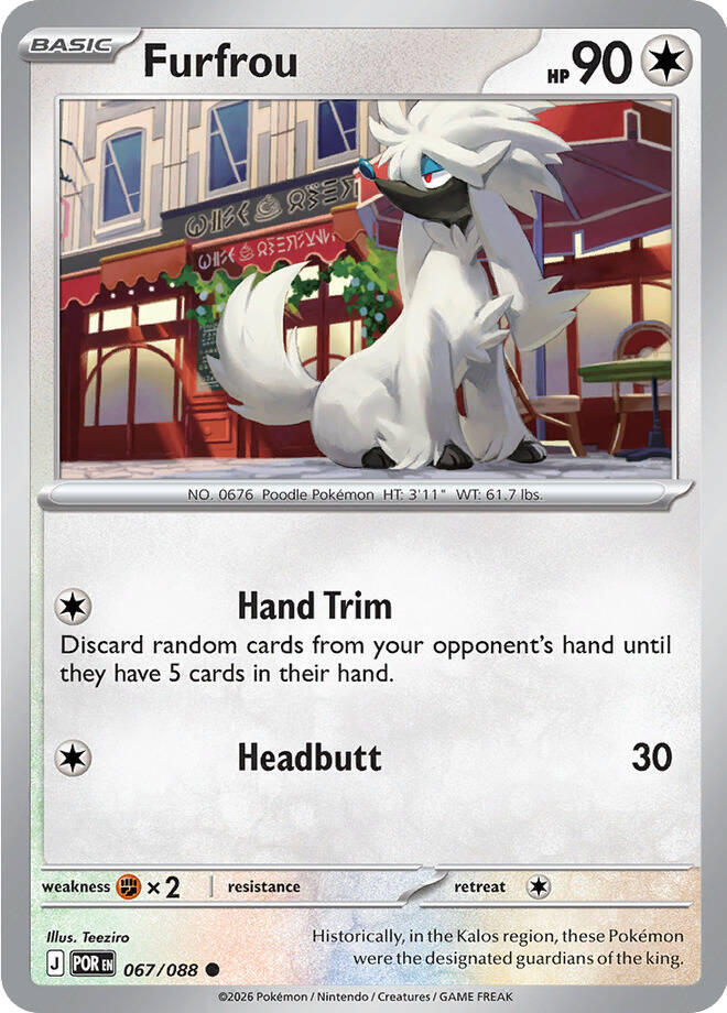 Furfrou (067/088) [Mega Evolution: Perfect Order] Pokémon