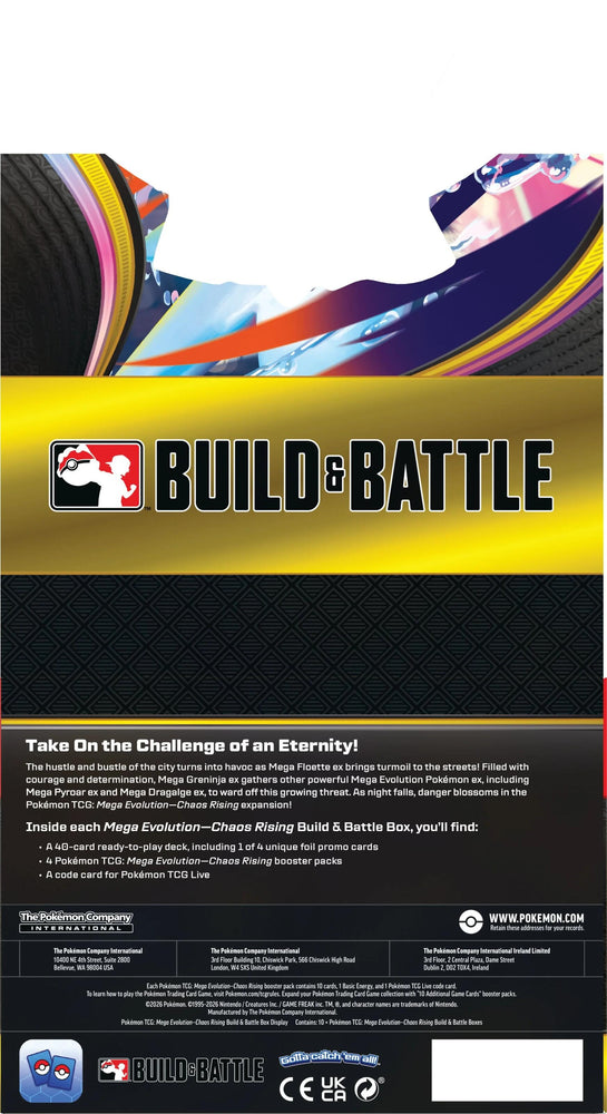Mega Evolution: Chaos Rising Build & Battle Display Pokémon
