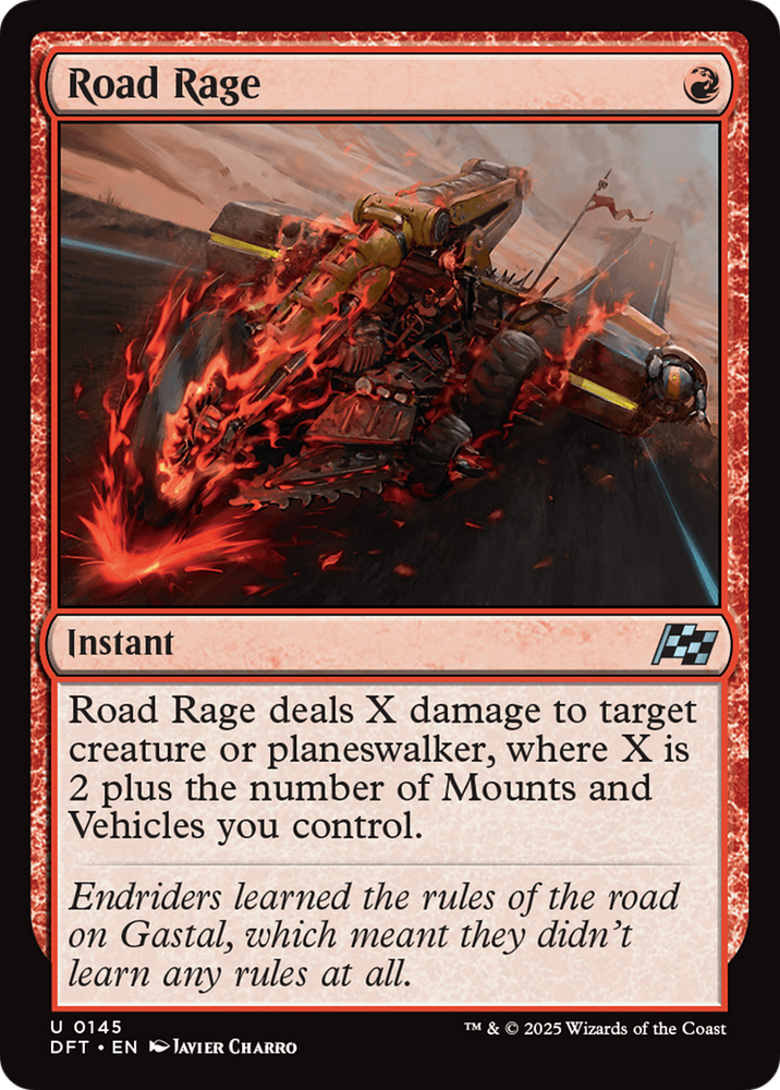 Road Rage [Aetherdrift] Magic: The Gathering