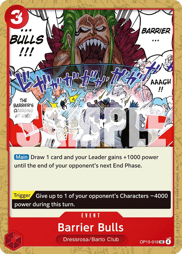 Barrier Bulls [Adventure on Kami's Island] Bandai