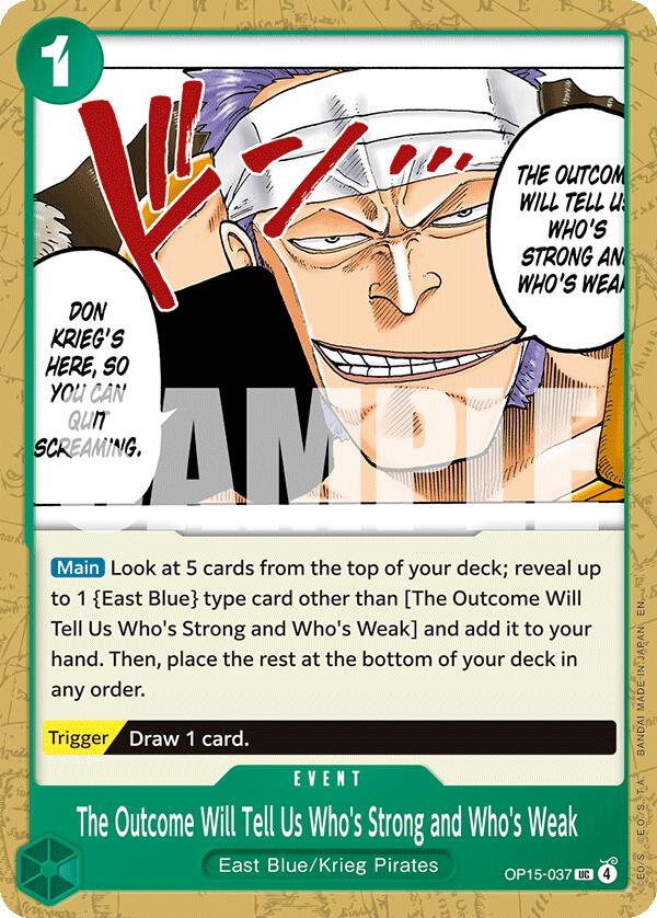 The Outcome Will Tell Us Who's Strong and Who's Weak [Adventure on Kami's Island] Bandai