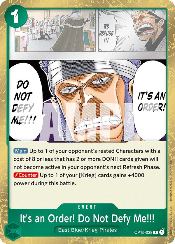 It's an Order! Do Not Defy Me!!! [Adventure on Kami's Island] Bandai
