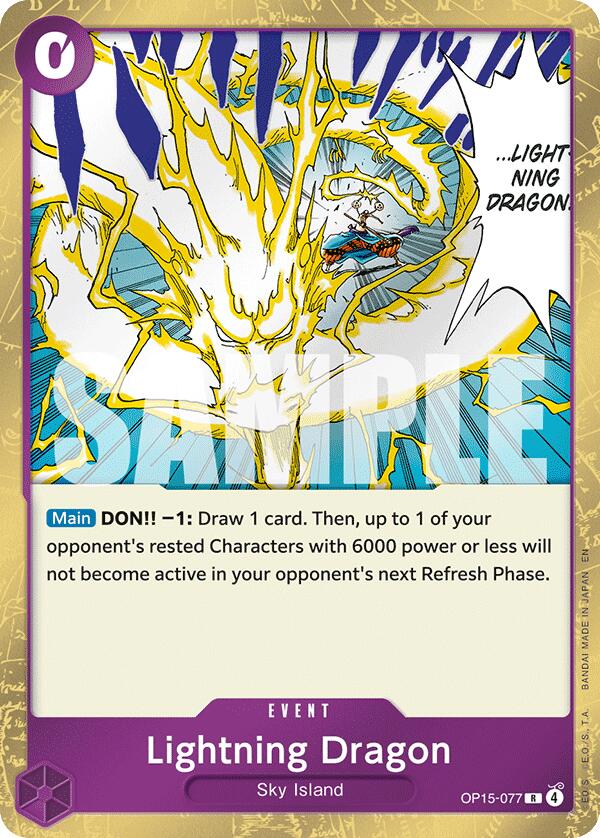 Lightning Dragon [Adventure on Kami's Island] Bandai