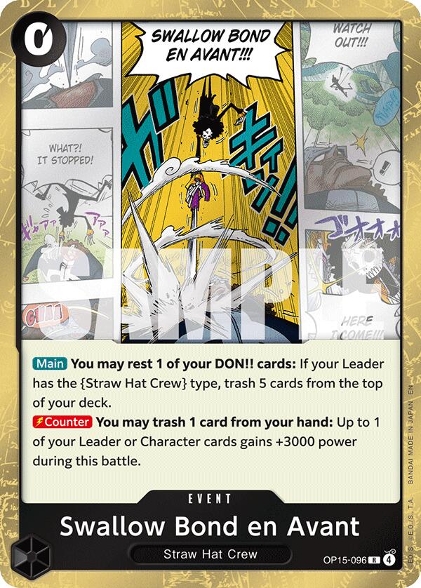 Swallow Bond en Avant [Adventure on Kami's Island] Bandai