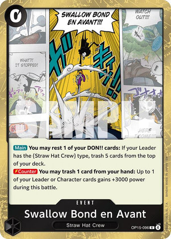 Swallow Bond en Avant [Adventure on Kami's Island] Bandai