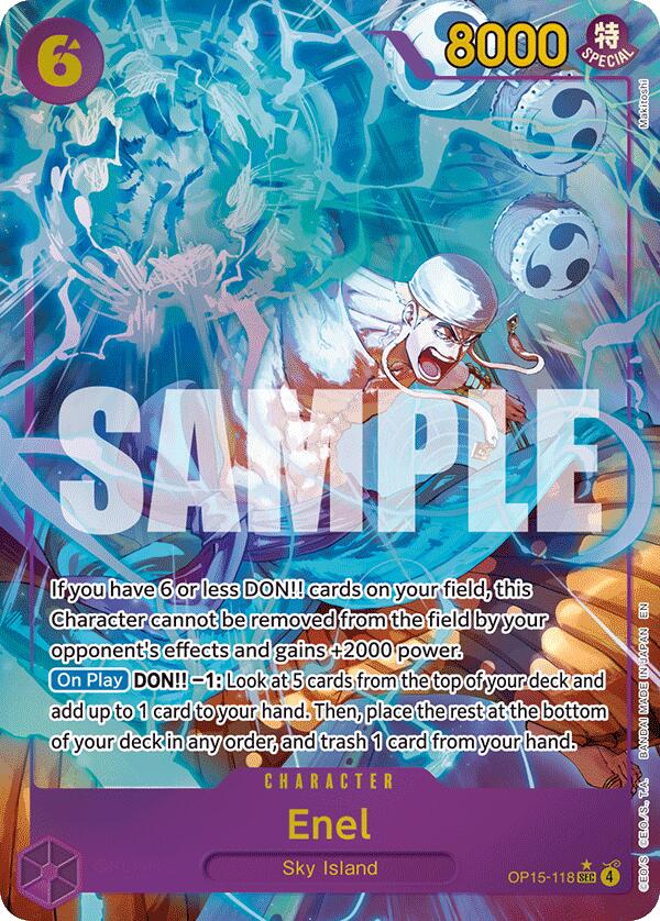 Enel (Alternate Art) [Adventure on Kami's Island] Bandai