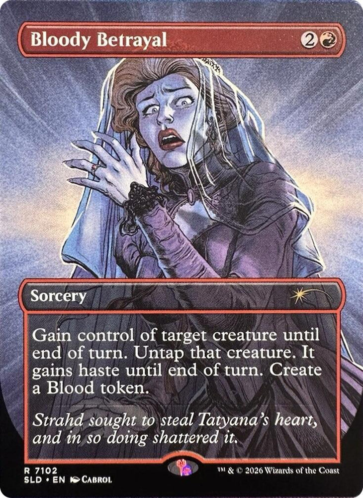 Bloody Betrayal [Secret Lair Drop Series] Magic: The Gathering