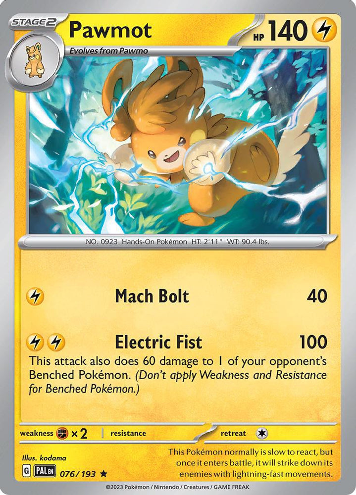 Pawmot (076/193) (Deck Exclusives) [Scarlet & Violet: Base Set] Pokémon
