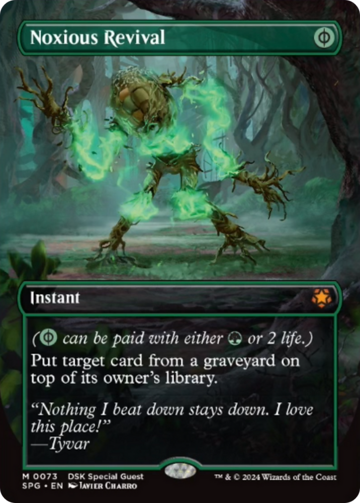 Noxious Revival (Borderless) [Duskmourn: House of Horror Special Guests] Magic: The Gathering
