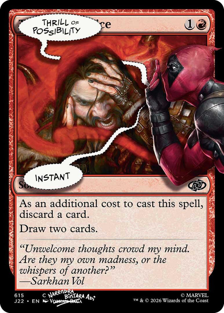 Thrill of Possibility (615) [Secret Lair Drop Series] Magic: The Gathering