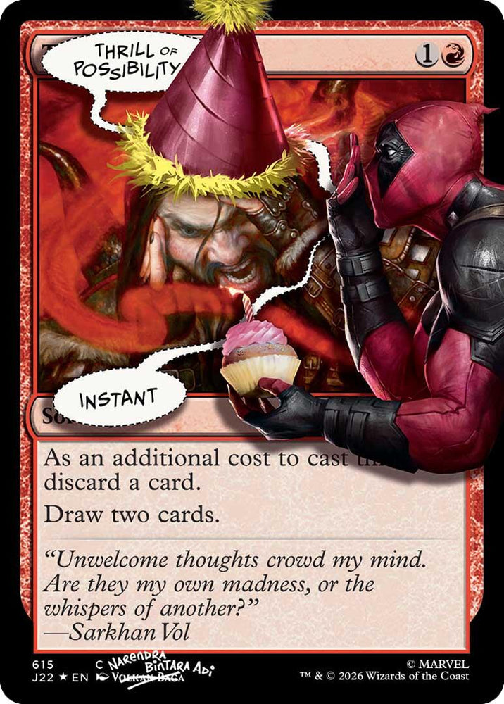 Thrill of Possibility (615) (Pool Party Foil) [Secret Lair Drop Series] Magic: The Gathering