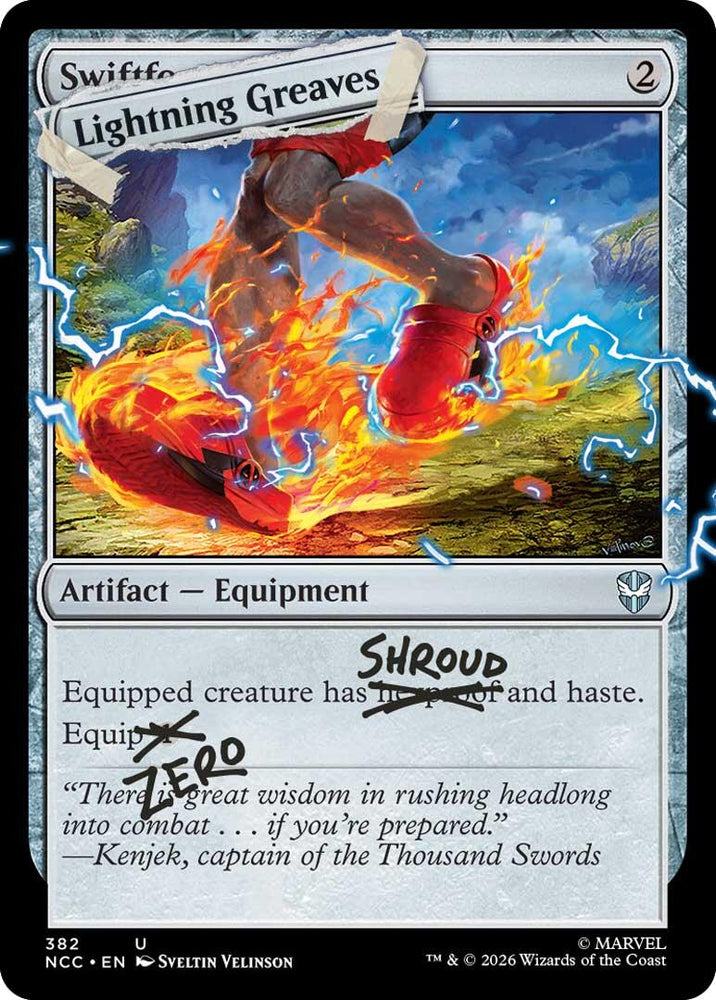 Lightning Greaves (382) [Secret Lair Drop Series] Magic: The Gathering