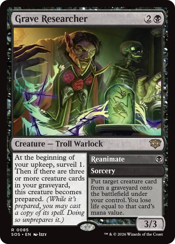 Grave Researcher [Secrets of Strixhaven] Magic: The Gathering