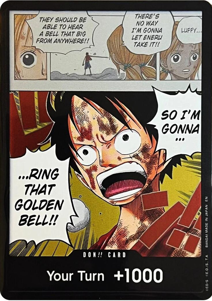 DON!! Card (Luffy) [Adventure on Kami's Island] Bandai