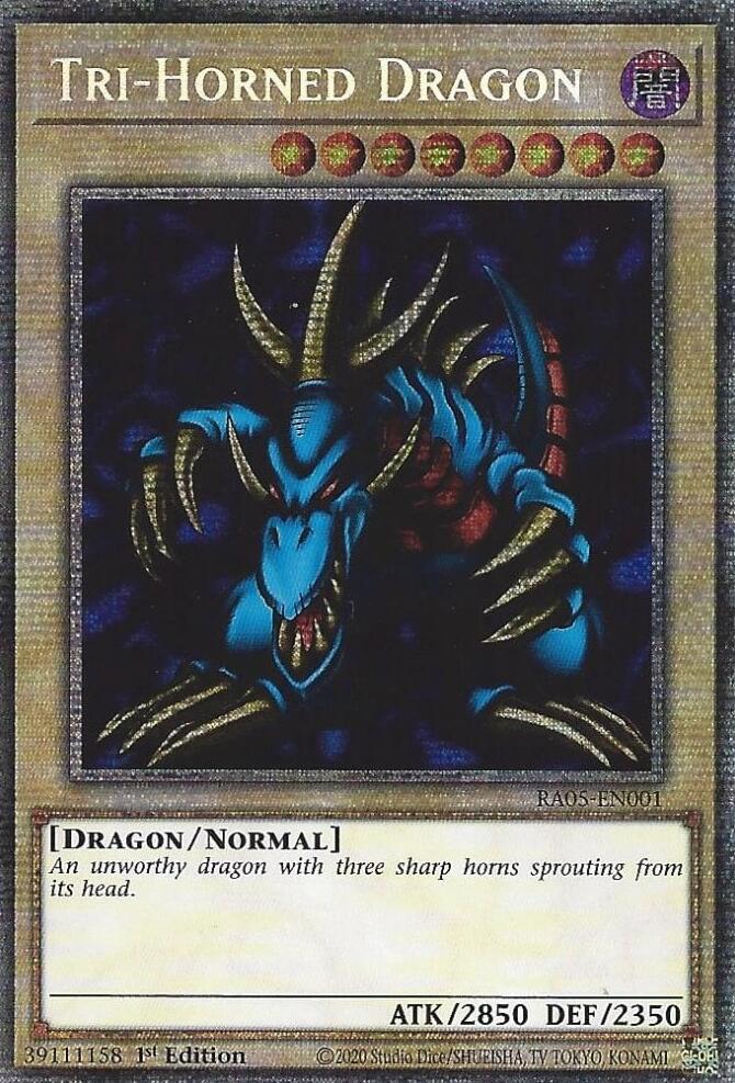 Tri-Horned Dragon [RA05-EN001] Super Rare Yu-Gi-Oh!