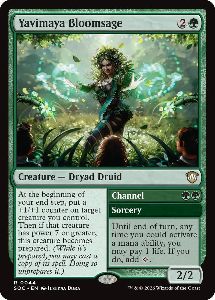 Yavimaya Bloomsage [Secrets of Strixhaven Commander] Magic: The Gathering