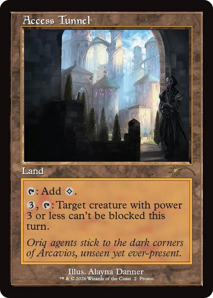 Access Tunnel (Retro Frame) [Wizards Play Network 2026] Magic: The Gathering