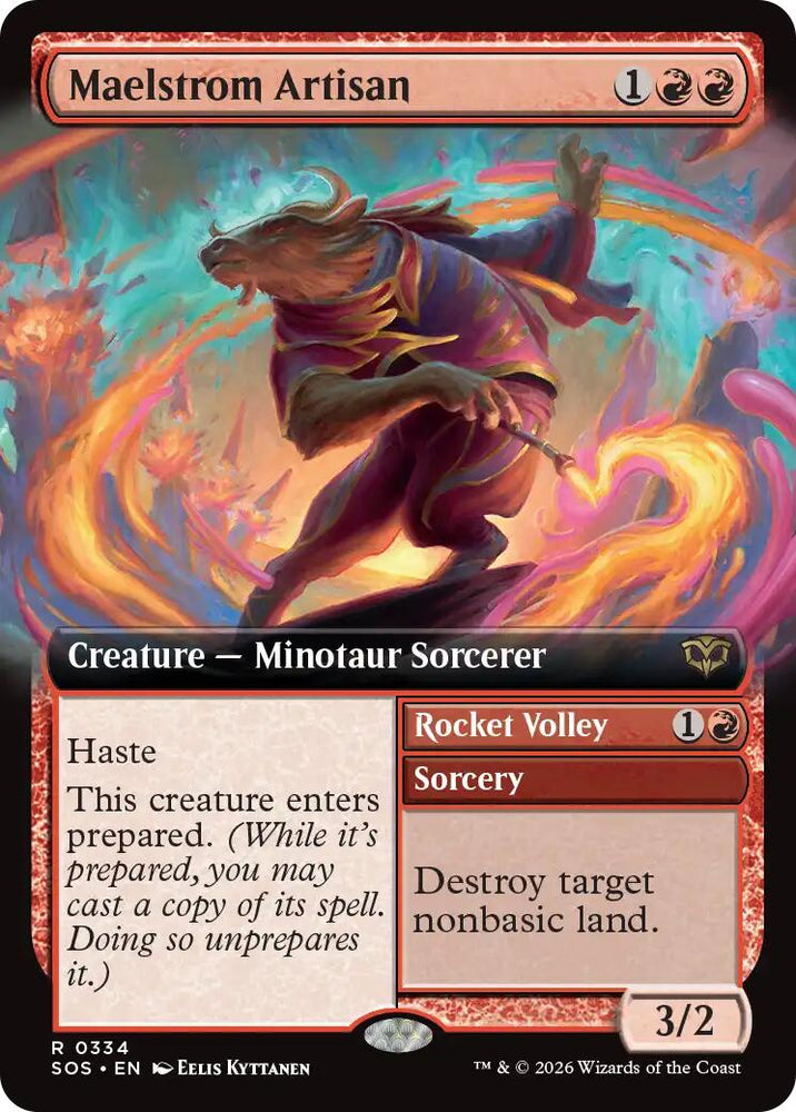 Maelstrom Artisan (Extended Art) [Secrets of Strixhaven] Magic: The Gathering