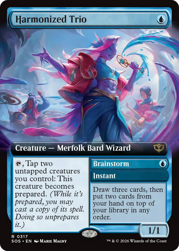 Harmonized Trio (Extended Art) [Secrets of Strixhaven] Magic: The Gathering