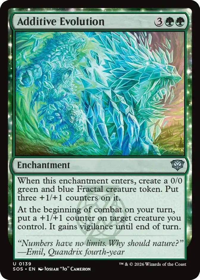 Additive Evolution [Secrets of Strixhaven] Magic: The Gathering